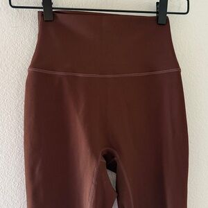 SET Active Chocolate Brown Luxform Women's Leggings Size Small